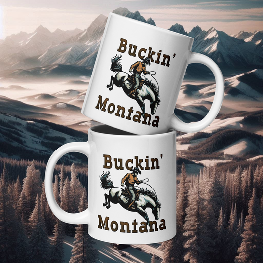 Ending Fall the Montana Way — Buckin’ Montana Mug