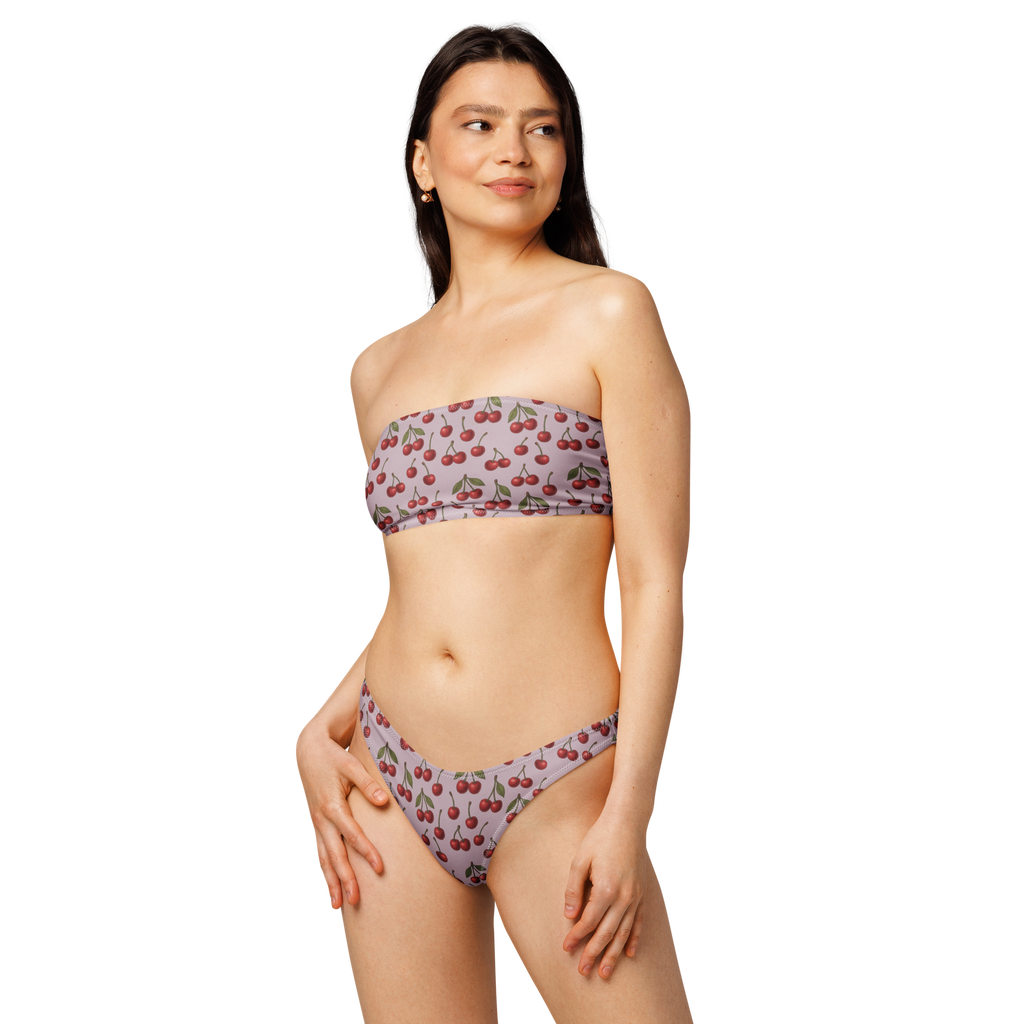 Flathead Cherry Recycled Bandeau Bikini